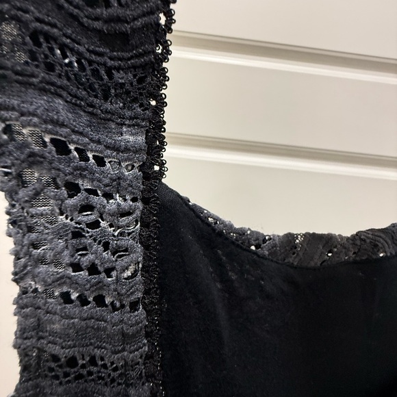 Free People. All You Ever Wanted Body-Con Dress. Black Lace. Size 8. - Picture 8 of 9